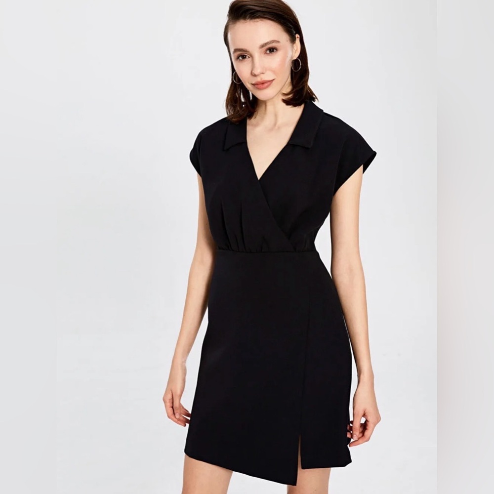 Mango Black Mini Dress